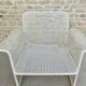 Openwork metal armchair, Talin, 70s