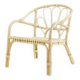 Small rattan chair with armrests for children SELINA