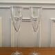 Arques crystal champagne flutes - JG Durand