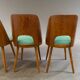 Set of 4 TON515 chairs by Oswald Haerdtl, Czech vintage 1960s
