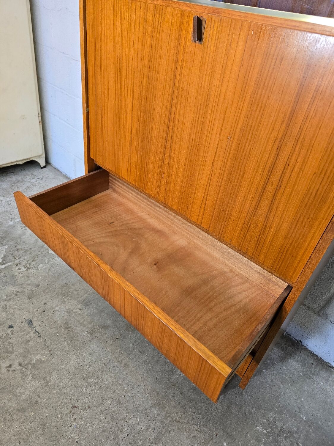 Scandinavian style display cabinet from the 1970s