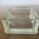 Glass paving ashtray signed lumax 40s 50
