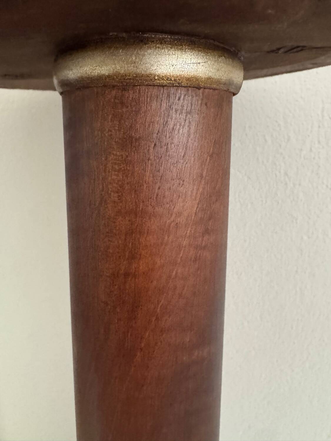 Art Deco wooden pedestal table