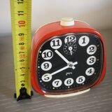 Vintage orange japy alarm clock