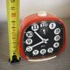 Réveil japy orange vintage