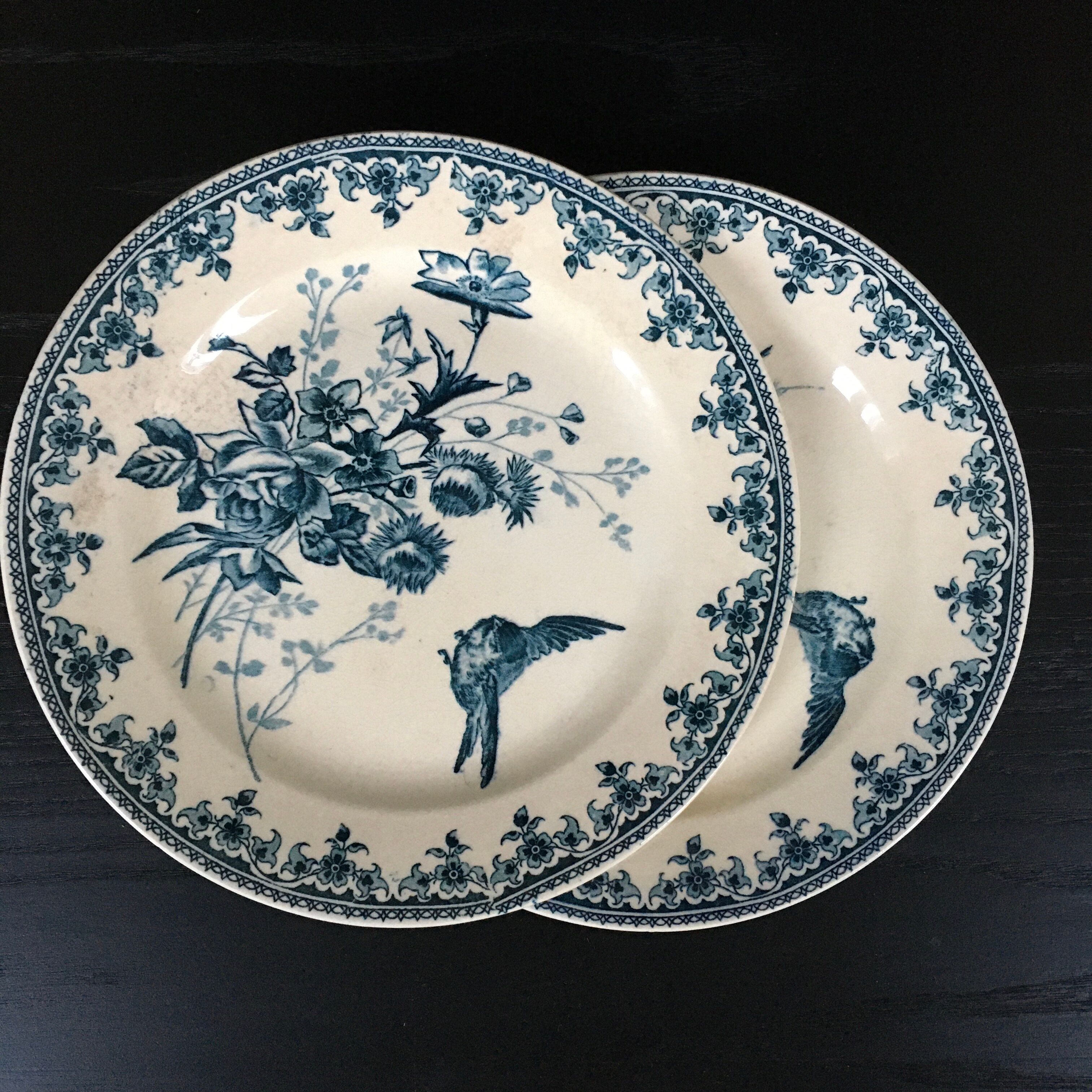 Lot 2 plates Terre de Fer