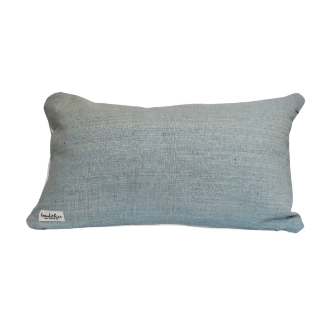 Sky blue cushion