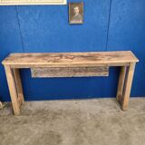 Old workbench, bar counter, high table, console