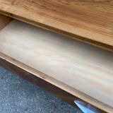 Commode ART DECO vintage walnut 1950