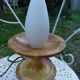 Alabaster table lamp