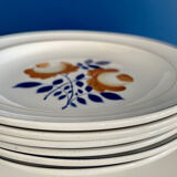 Set of 6 soup plates Moulin des Loups Roubaix