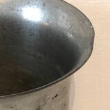 Old tin vase