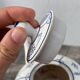 Antique Digoin Sarreguemines blue and white tea set