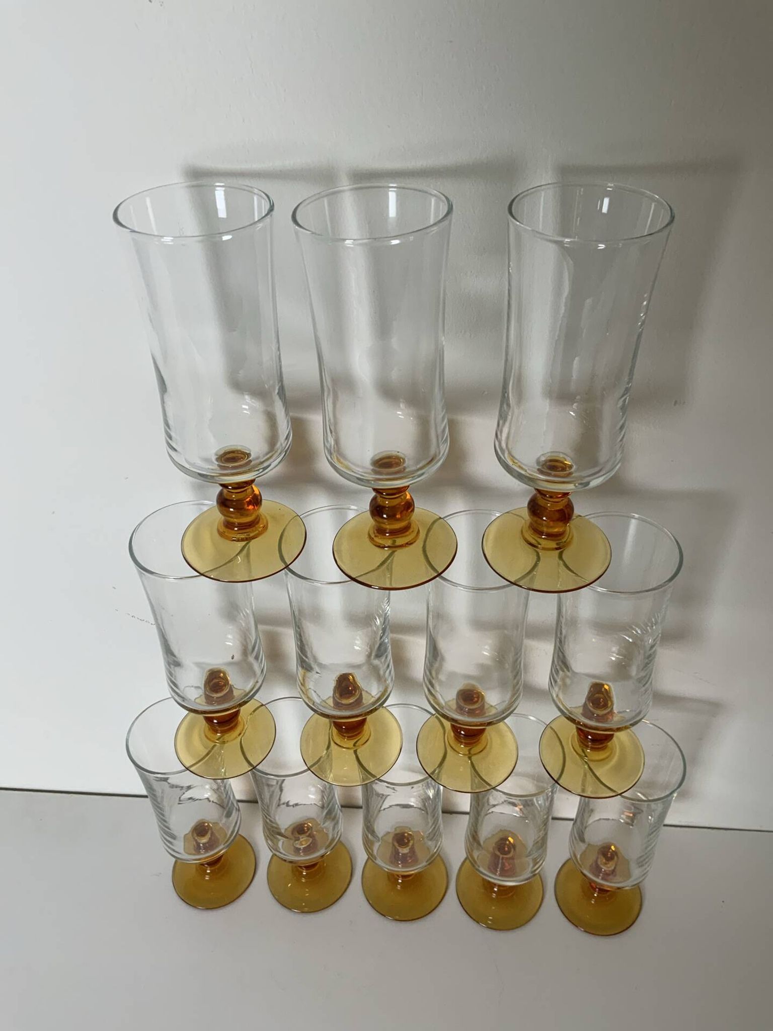 Vintage Luminarc flutes