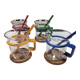 Set de 4 tasses "Bistro" - Bodum vintage, space age