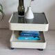 Vintage space age trolley coffee table Opal Mōbel 1970’s