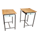 2 vintage bedside tables