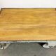 Table basse industrielle grise, années 1960