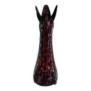 Vase en verre soufflé