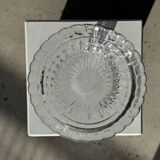 Vintage glass decanter in hot air balloon style H31 D18