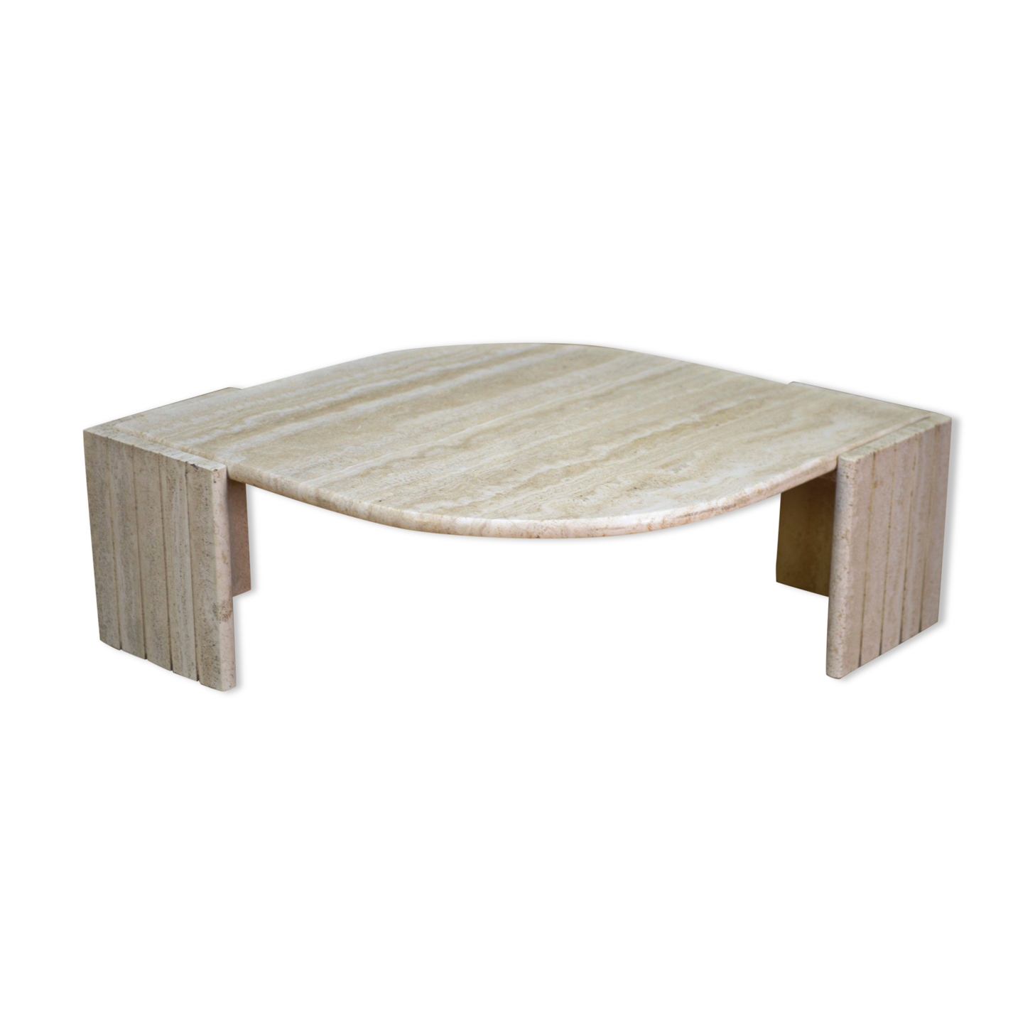 Eye coffee table in travertine 1970