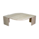 Table basse œil en travertin 1970