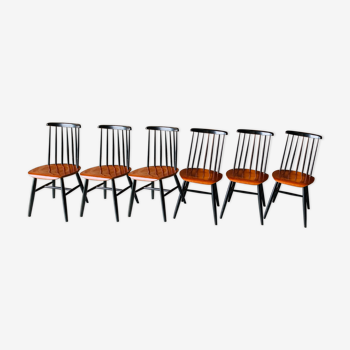 Série de 6 chaises Fanett de Tapiovaara