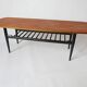 Table basse en teck scandinave 1970