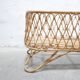 Vintage rattan cradle