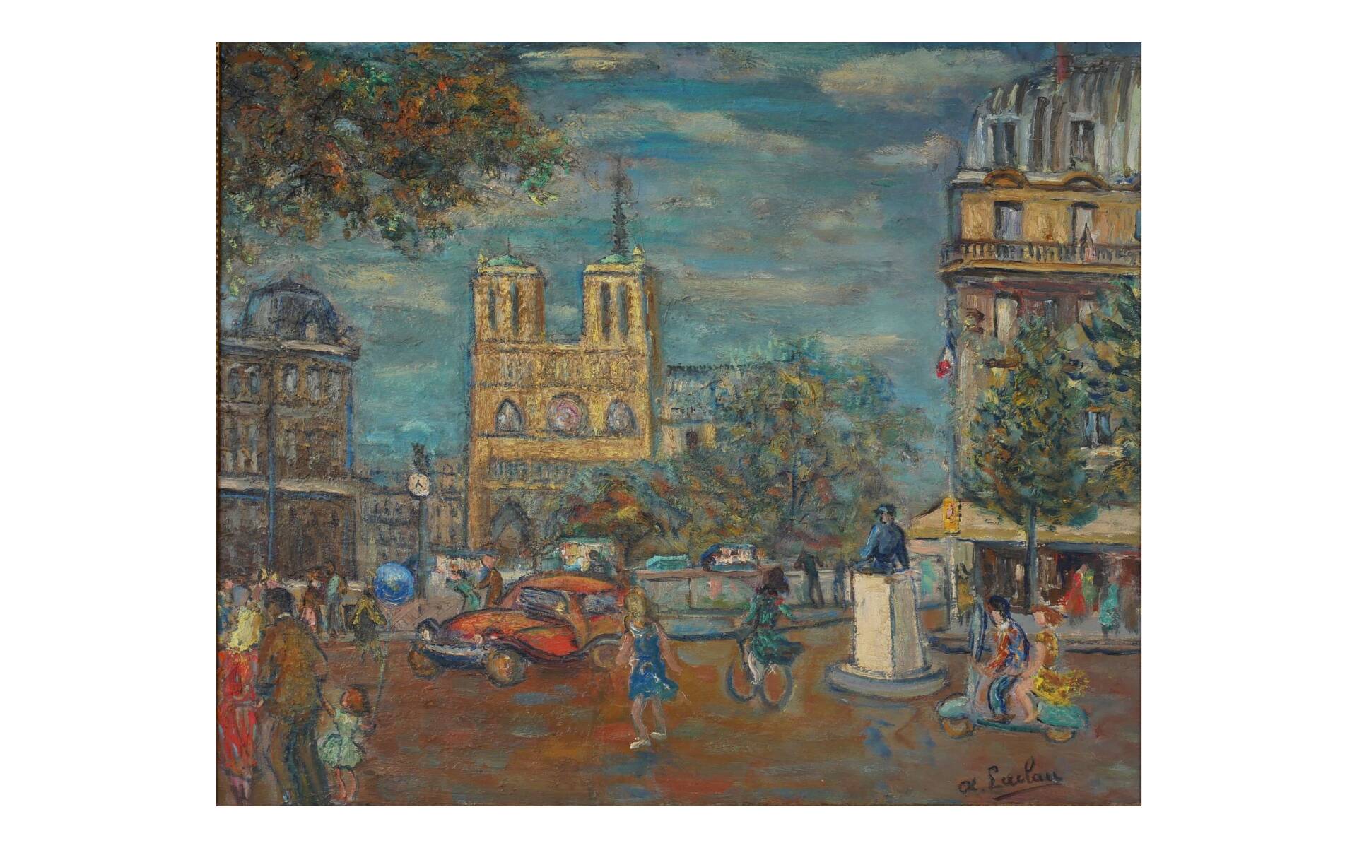 “Place Saint Michel” by Armando Laclau
