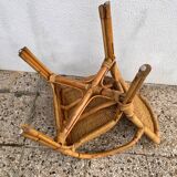 Set of 4 bamboo chairs