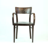 Thonet office armchair in oak, Czechoslovakia circa 1930s
