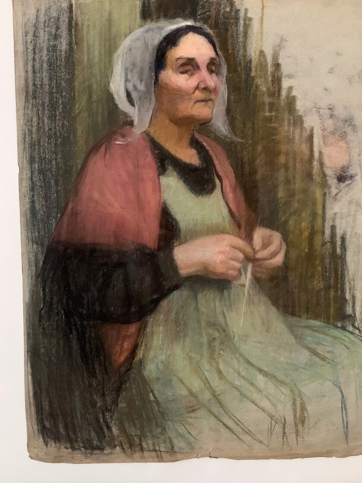 Pastel g guillot by breton raffaillac with double-sided knitting