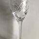 Ensemble de six verres à vin en cristal de Lorraine