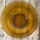 Vintage amber granite glass salad bowl