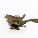 Art Nouveau "bird" candlestick in brass or bronze