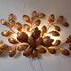 Gold metal wall lamp