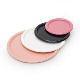 Enamelled metal bowls by Gianfranco Frattini for Progetti, 1970s, set of 4.