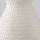 Coastal Table Lamp in Faux Wicker, Manises, Spain, 1960s, New Jute Shade