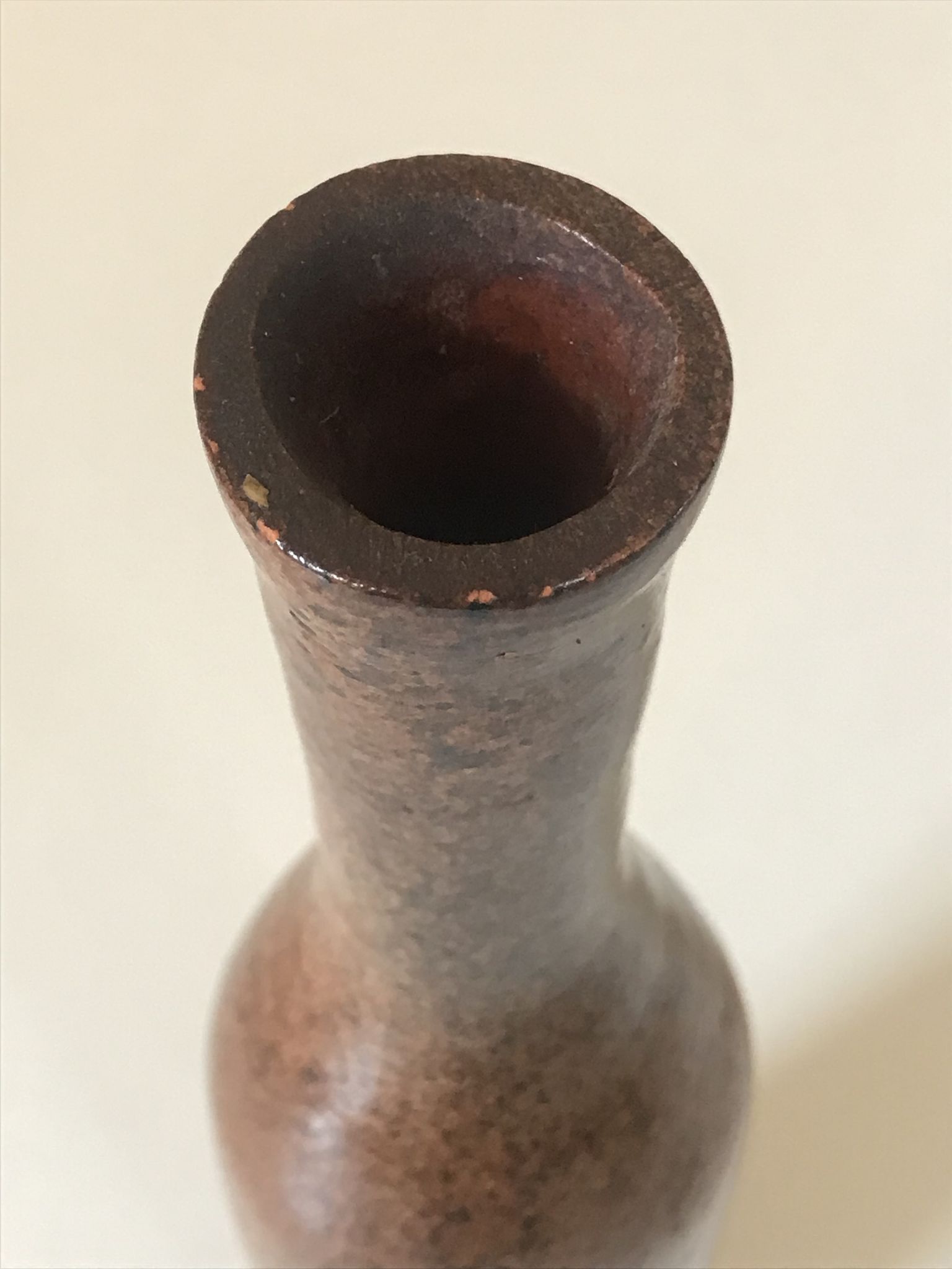 Vase soliflore col fin vintage design annees 70