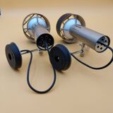 Pair of Alain Richard A5 wall lights for Disderot square diffuser spots