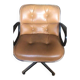 Charles Pollock leather President armchair