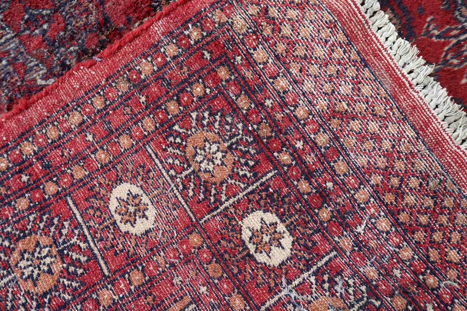 Tapis ouzbek Bukhara fait main en laine – 100 x 151 cm - 1C1033