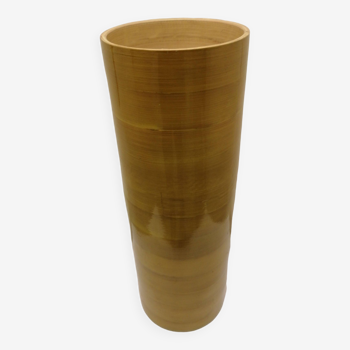 Vase cylindrique en bambou