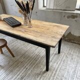 2m pine and oak farmhouse table