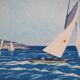 René Ligeron: Regatta on the Atlantic, signed original engraving.