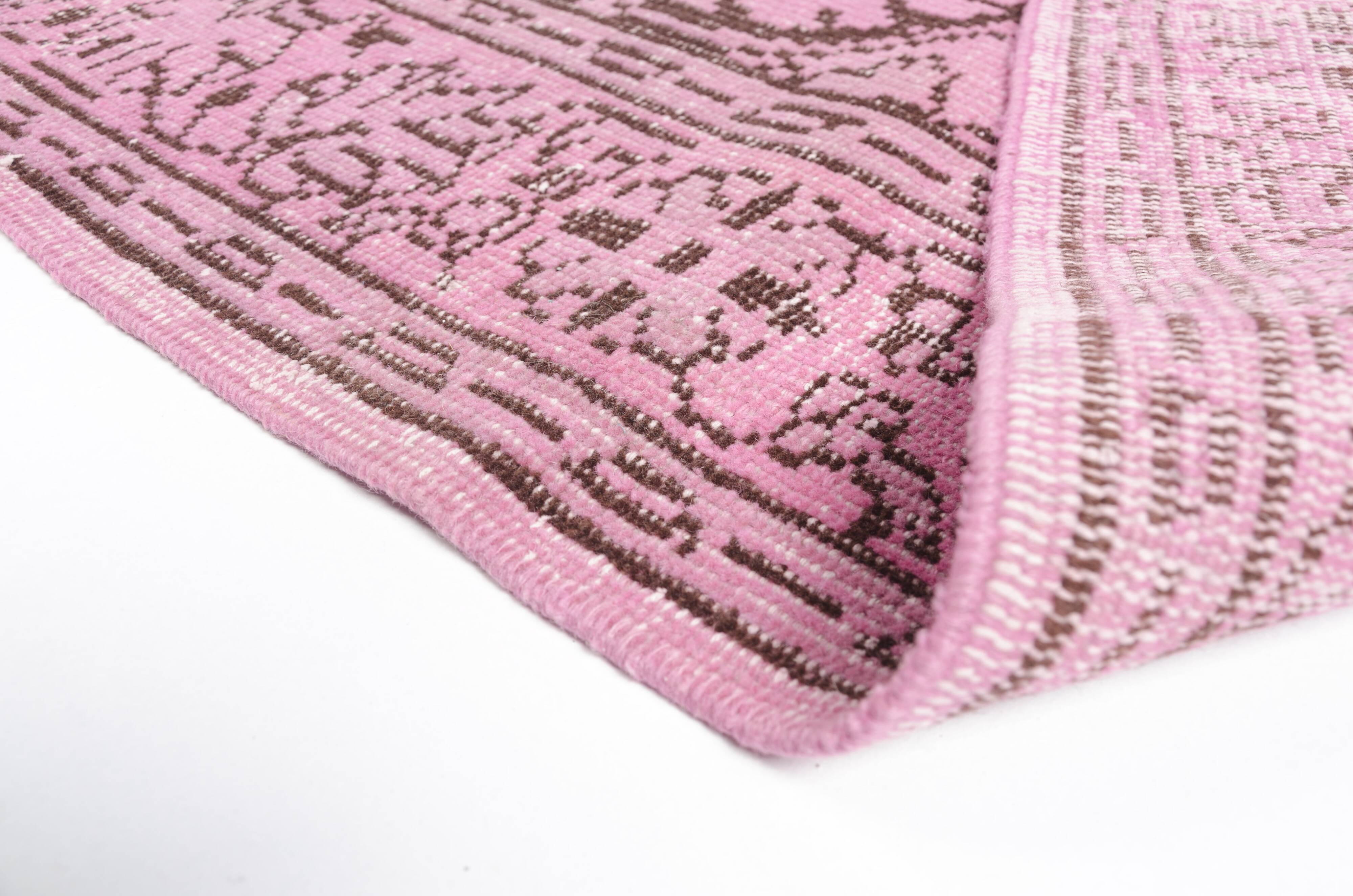 Pale Pink Vintage Turkish rug SKU-2532