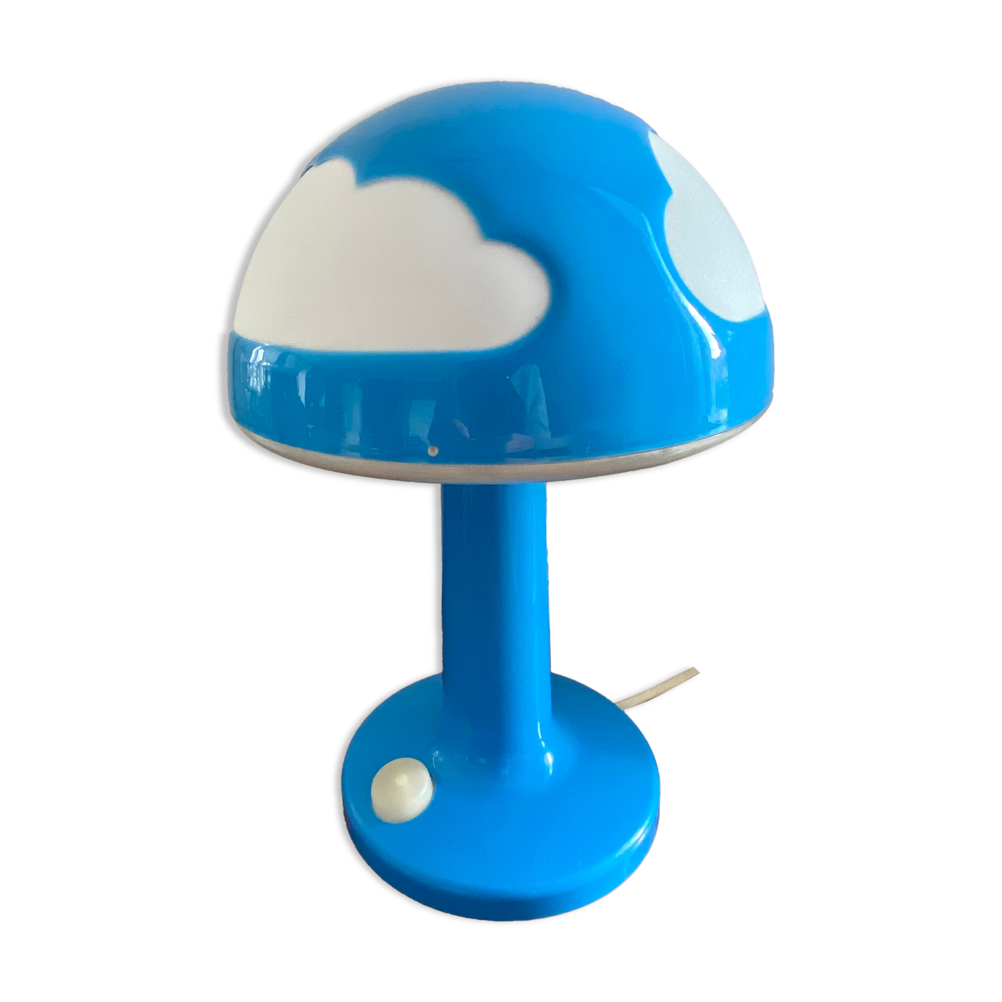 Mushroom lamp clouds Skojig Ikea blue design Henrik Preutz