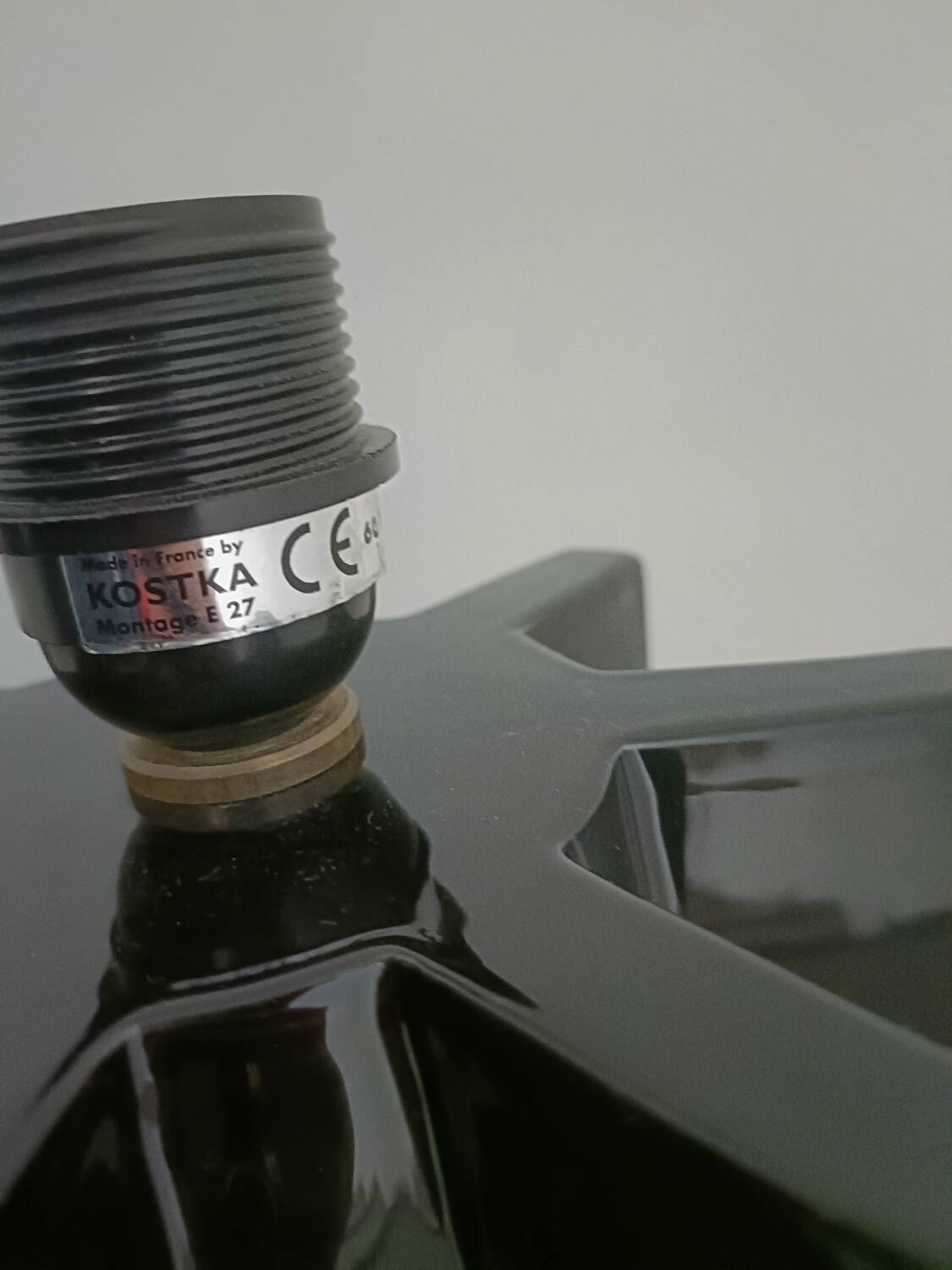 Kostka ceramic lamp base