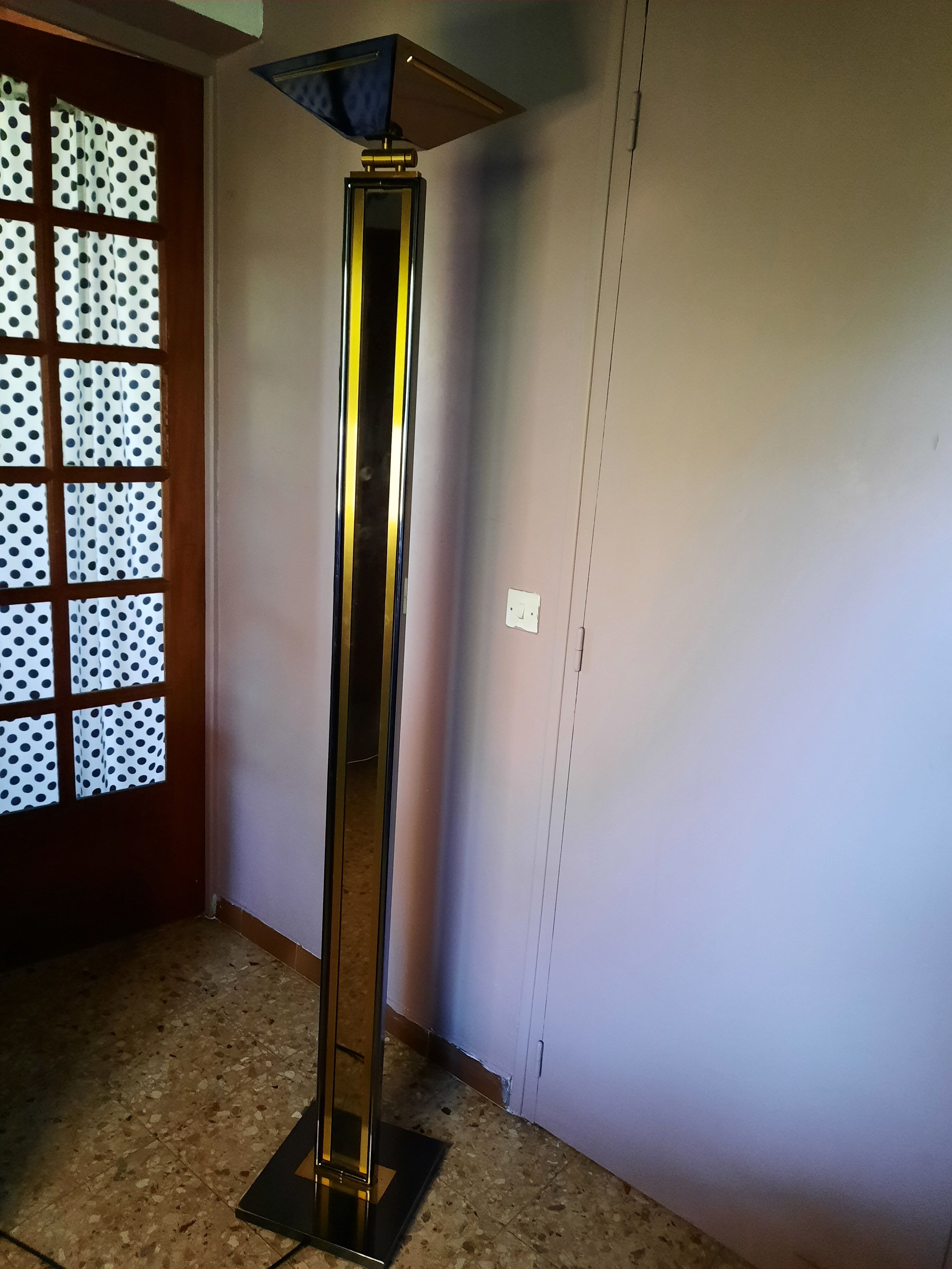 Vintage halogen floor lamp